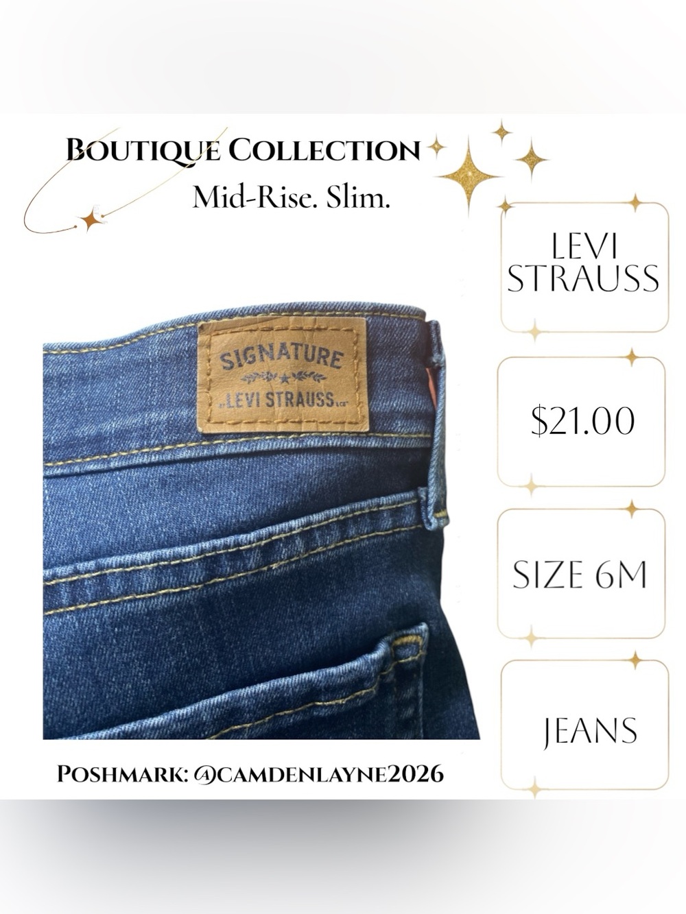 Levi's Dark Blue Skinny Jeans - Picture 11 of 12